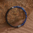 Bestowed Strength - Lapis Lazuli Onyx Evil Eye Bracelet