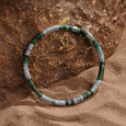 Quiet Strength - Jade Heishi Mantra Bracelet