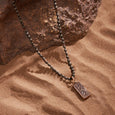 Breath of Fire - Matte Pyrite Dragon Pendant Necklace
