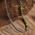 Balanced Warrior - Jade Mantra Necklace