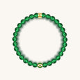 Vital Harmony - Emerald Agate May Birthstone Evil Eye Bracelet