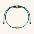 Divine Renewal - Evil Eye Charm Green String Bracelet