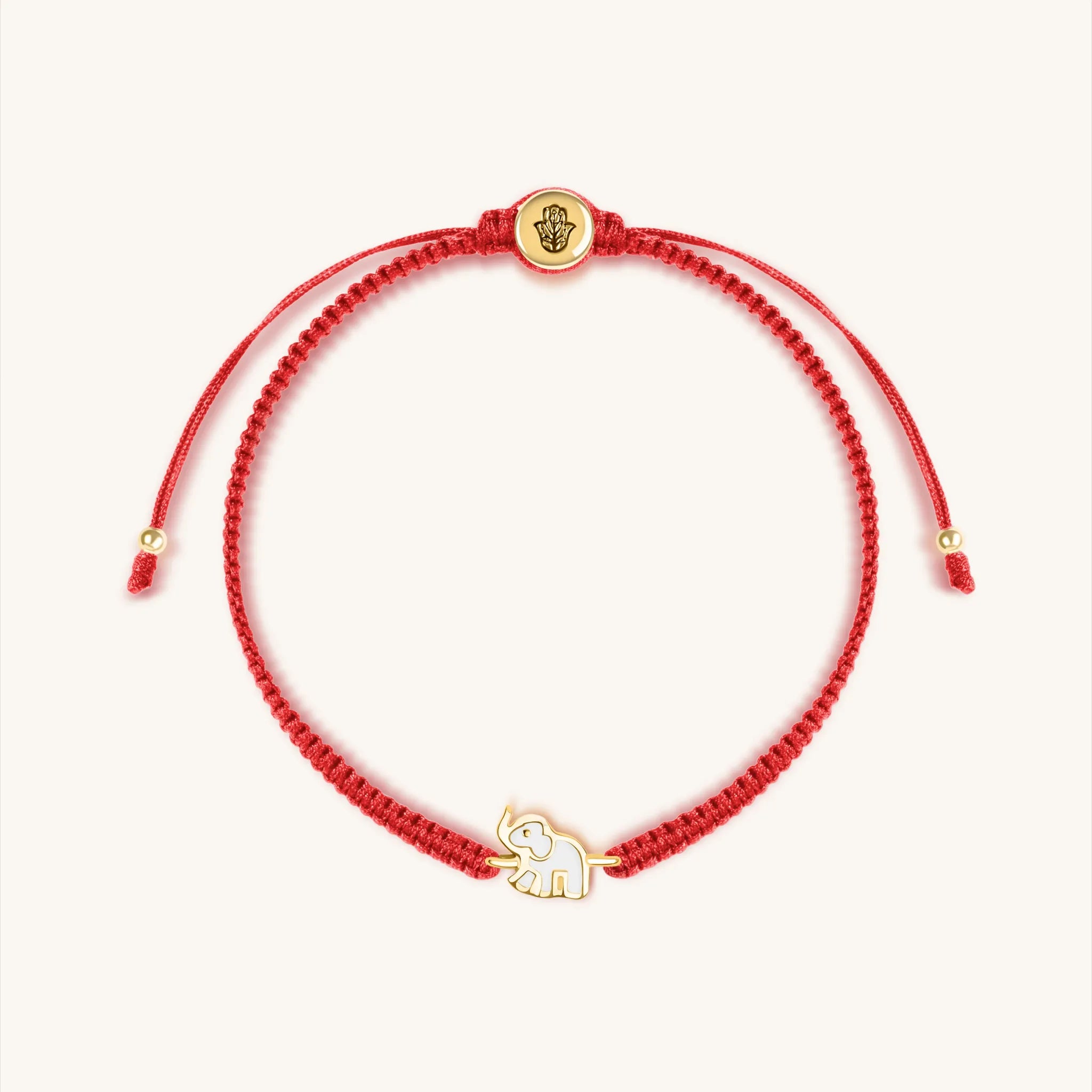 Ultimate Wisdom - Elephant Charm Red String Bracelet