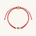 Spiritual Essence - Red String Evil Eye Charm Bracelet