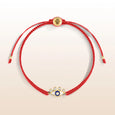 Balanced Outlook - Red String Evil Eye Charm Bracelet