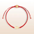 Grateful Soul - Red String Hamsa Charm Bracelet