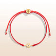 Bright Hope - Red String Star of David Charm Bracelet