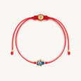 Ultimate Shield - Navy Enamel Hamsa Red String Bracelet