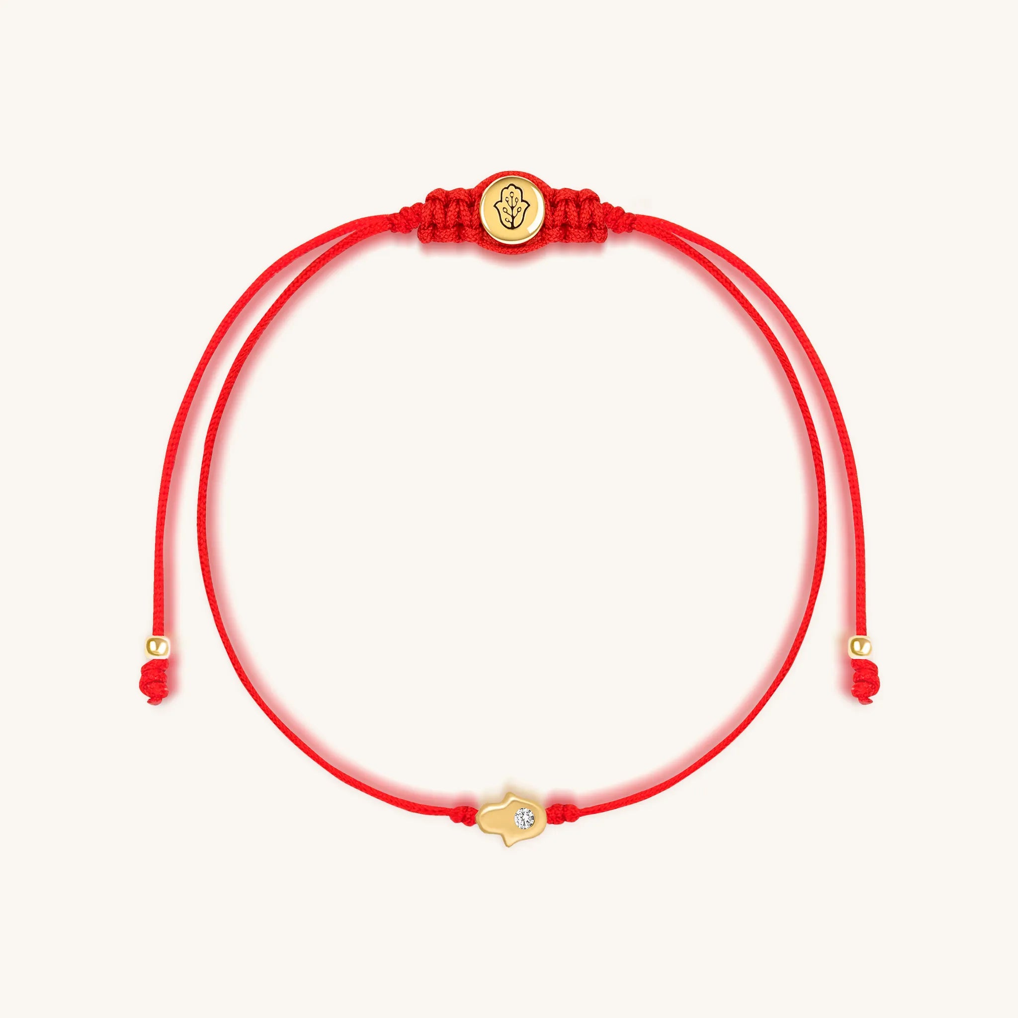 Peace Keeper - Hamsa Red String Bracelet