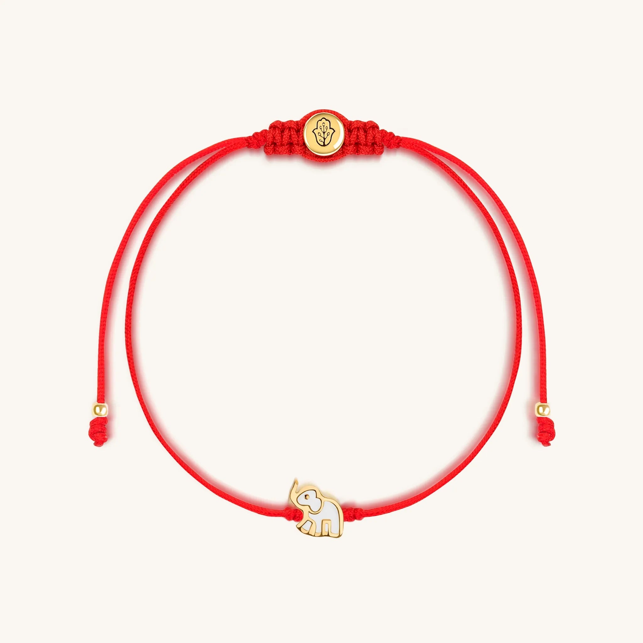 Enduring Unity - Elephant Red String Bracelet