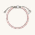Energy of Love - Rose Quartz Silver Bracelet