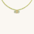 Mindful Guidance - Peridot Evil Eye Pointer Necklace