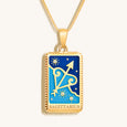 Philosophical Thought - Sagittarius Card Necklace