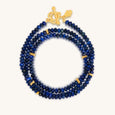 Pulseira de envoltório peaceful heart Lapis Lazuli