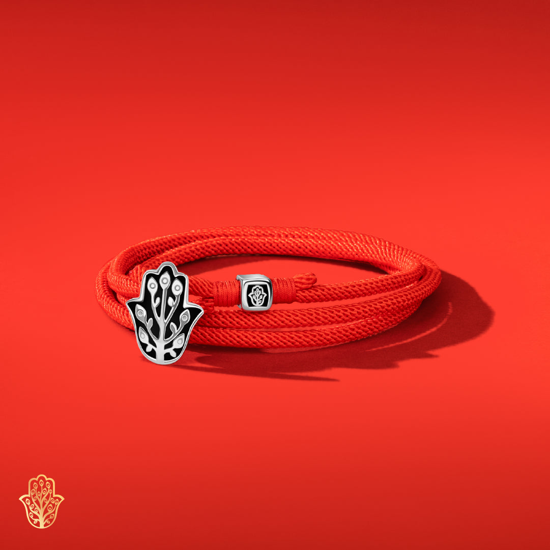 Absolute Protection -  Hamsa Red String Wrap