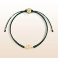 Profound Gratitude - Green String Hamsa Charm Bracelet