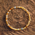 Divine Beginnings - Yellow Opal Evil Eye Bracelet